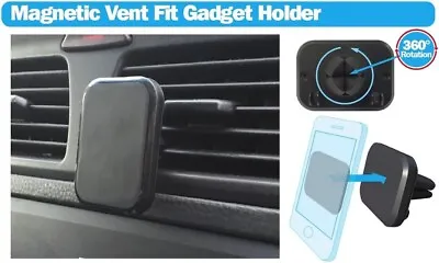 Mobile Phone Holder Magnetic Mount Dashboard GPS Sat Nav IPhone Car Van Truck • £5.99