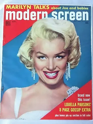 Modern Screen Magazine:  Marilyn Monroe Joe Louella Parsons Sep1954 • $299.95