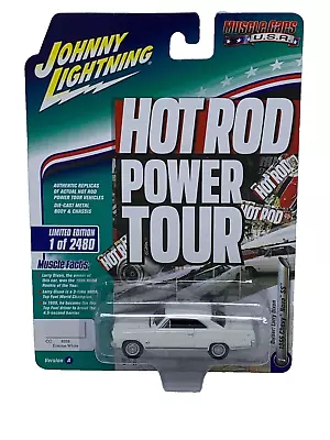 1/64 JOHNNY LIGHTNING MUSCLE CARS 1966 Chevrolet Nova SS In Ermine White • $11.99