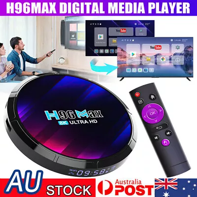 H96 MAX Smart Android 13.0 TV Box BT 5.0 RK3528 Machine 4 Core Media Player 64GB • $52.24