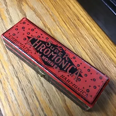 Vintage 1930's M Hohner Super Chromonica Model 270 Key Of C W/Box • $44