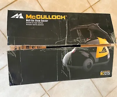 McCulloch MC1275 Canister Steam Cleaner Used Once In Box Great Condition • $85