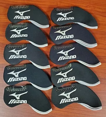 Golf Club Iron Head Cover Mizuno Window Classic Style Black • $14.99