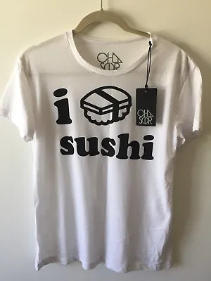 Chaser women's “i Love Sushi” Vintage Jersey Tee White: Style #cw6296 - Choose • $36.99