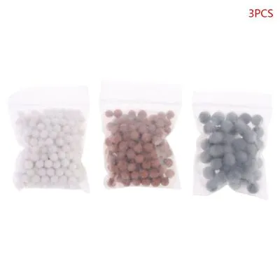 3 Packs Purifying Stones Shower For Head Anion Mineral Beads For Dry Skin & Hair • £4.76