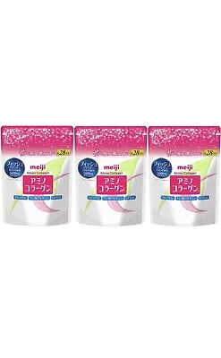 【3 Set】Meiji Amino Collagen Powder Refill 196g  • $82