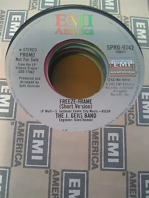 The J. Geils Band Freeze-Frame ~ NM 1981 EMI America Promo 45 +sleeve • $4.77