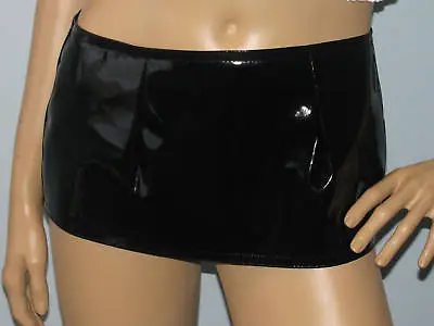 £9.50 • Buy New Sexy Extra Short Black Pvc Micro Mini Skirt  All Sizes Free Uk. Delivery