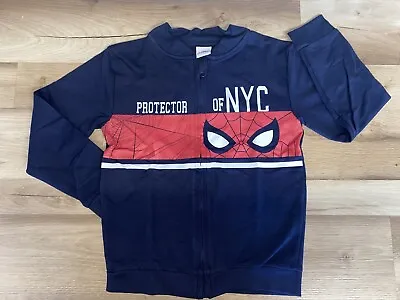 Older Boys Marvel Spider-man Track Jacket 11-12 Years Zip Up • £6.95