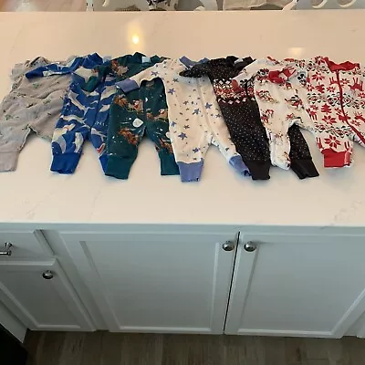 Lot Of 8x Pajama 7x Hanna Andersson 1x Pottery Barn Size 0-3 Months • $20