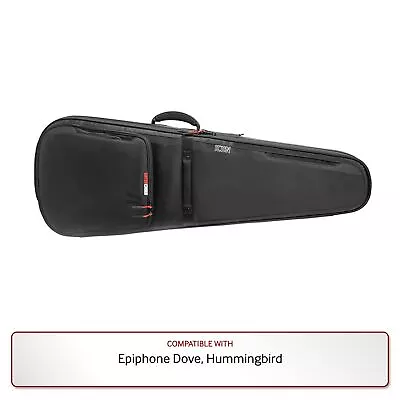 Gator Premium Gig Bag In Black For Epiphone Dove Hummingbird • $249.99