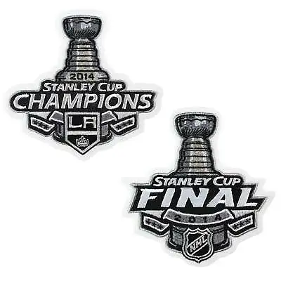 2014 NHL Stanley Cup Final Champions And Playoffs Los Angeles Kings Jersey Patch • $13.95