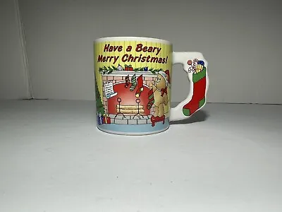 Vintage Christmas Mug Russ 90’s Beary Christmas Coffee Mug • $12