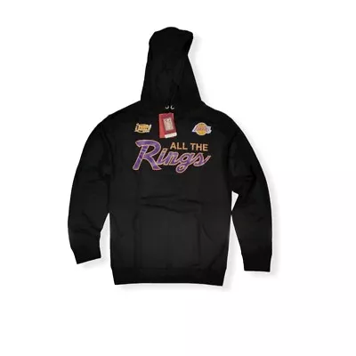 Mitchell & Ness Los Angeles Lakers How Many Rings HWC Black Pullover Hoodie • $69.99