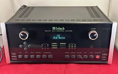 McIntosh MX121 Pre/Processor W/Dolby True HD DTS-HD And Phono (Crack On Front) • $1999