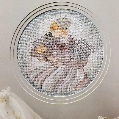 June Grigg P Buckley Moss The Newborn Victorian Angel Cross Stitch Chart 110 Vtg • $3.49