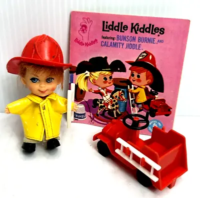 Mattel LIDDLE KIDDLE BUNSON BURNIE Bernie  WITH BOOK Truck #3501 Vintage • $90.30