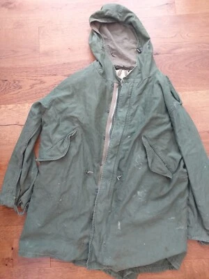 £199 • Buy Vintage M51 (1952) Fishtail Parka Mods Scooter US Army Lambretta Vespa Korea M/L