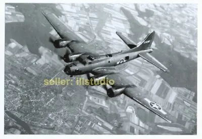 B-17 Flying Fort In Flight 12 O'clock High RARE 4x6 PHOTO In MINT CONDITION #3 • $11.95