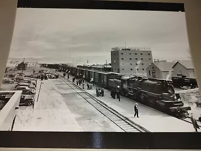 1936 Matted Photo Train 1973 Locomotive  State Nursery Seed Helena Montana Print • $16.95