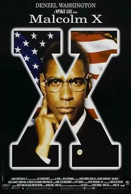 MALCOLM X Movie POSTER 27 X 40 Denzel Washington Angela Bassett D • $24.94