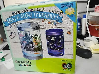 £14.99 • Buy Creativity For Kids Grow N Glow Terrarium For Kids - Arts And Crafts TATTY BOX 