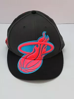 Rare Neon MIAMI HEAT Hardwood Classics 47 Brand Hat Snapback Embroidered Cap • $24.99