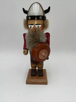 STEINBACH Nutcracker Viking Red Vintage Holiday Decor Collectible • $80