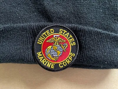 U.s. Marine Corps Usmc Ega Eagle Globe Anchor Logo Beanie Cap Ski Knit Warm Hat • $10.99