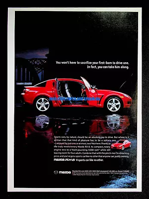 Mazda RX-8 Sports Car 2004 Trade Print Magazine Ad Poster ADVERT • $7.99