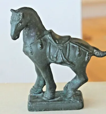 £49.99 • Buy Vintage Tang Chinese Style Metal Bronzed Horse Figurine