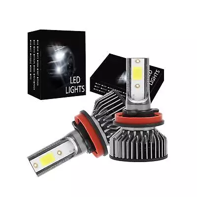 2PCS H11 LED Headlights Low Beam Bulbs 10000K Cool White Combo Kit Super Bright • $22.95