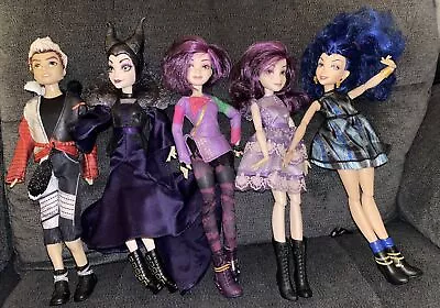 DISNEY Descendants Maleficent ISLE OF THE LOST Dolls Lot Of 5 • $40