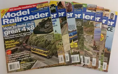 Model Railroader Magazine Lot 2012. 9 Issues - Jan To Sept. Like New Condition. • $18.17