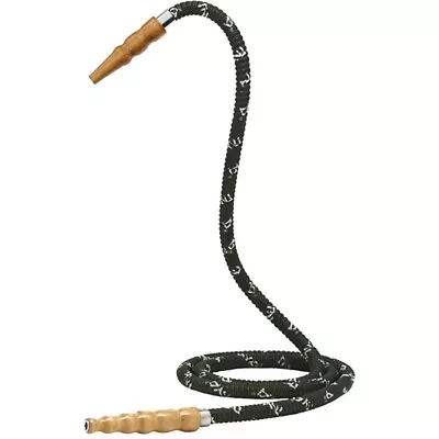 64  Dark Green Mya Hookah Hose With Wooden Tip Durable Washable Shisha Pipe Hose • $9.69