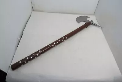 30   Studded Medieval Battle Axe  Viking Axe  Renaissance • $29.95