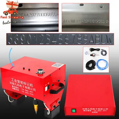 For Vin Code Chassis Number Printer Tool Pneumatic Dot Peen Marking Machine SALE • $377.15