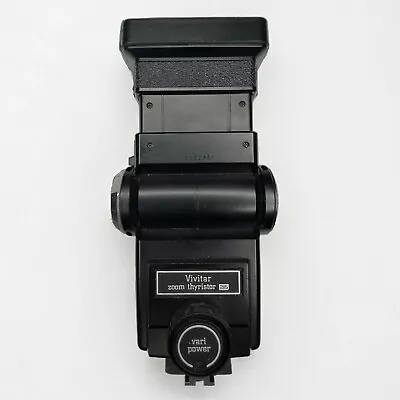 Vivitar 285 Zoom Thyristor Professional Camera Flash For Parts/Repair • $4.59