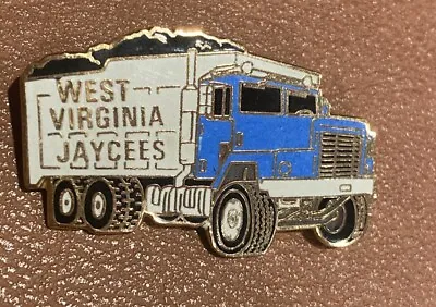 Jaycees Senator West Virginia Coal Tractor Truck Enamel Lapel Brooch Pin Badge • $9.99