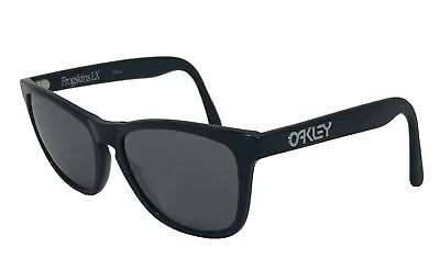 Oakley Frogskins Lx Sunglasses Oo2043-04 Polished Black Iridium Polarized Lenses • $66