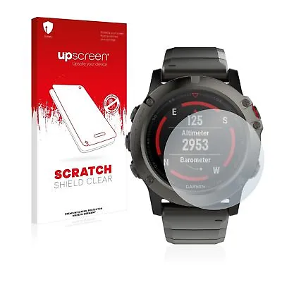 Garmin Fenix 5X Plus (51mm)  Upscreen® Scratch Clear Premium Screen Protector • $33.24