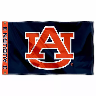 Auburn Printed Header Flag 2x3 3x5  5x8 Ft • $15.95