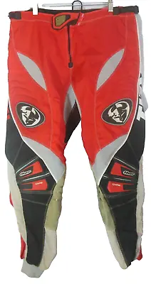 Thor Core Racing Pants 36 Red Black Lined Dirt Bike Off Road ATV VGUC • $26.98