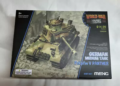 MENG Pzkpfw V PANTHER WORLD WAR TOONS GERMAN MEDIUM TANK Open Box WWT-007 • $0.99