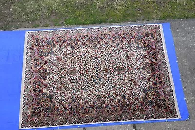 KARASTAN 700-742 Floral Kirman WOOL Pile AREA RUG Made In USA 8.8x12 Very Nice • $1500