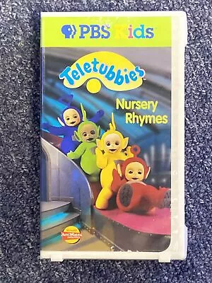 Teletubbies PBS Kids Nursery Rhymes (VHS 1999) Hard Clamshell Case Free Shippin • $11.69