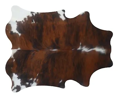 Real Tricolor  South American Cow Hide Rug Cow Skin New • £210