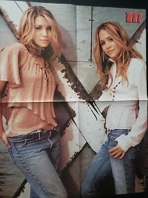 Giant Magazine Poster~ Mary-kate & Ashley & Justin Timberlake Oop Rare • $10.99