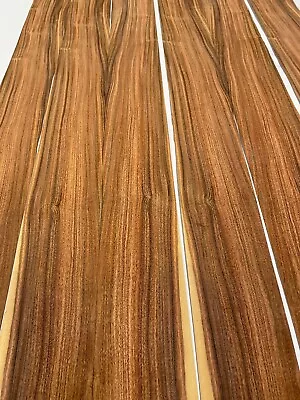 6 Sheets -Exotic -Santos Rosewood  Wood Veneer - Single Ply - Unbacked - 1/45th • $34.99