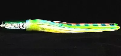 Fishing Lure Marlin Magic Small Hard Head Lumo Abalone Head Green Trolling Lure • $119.99